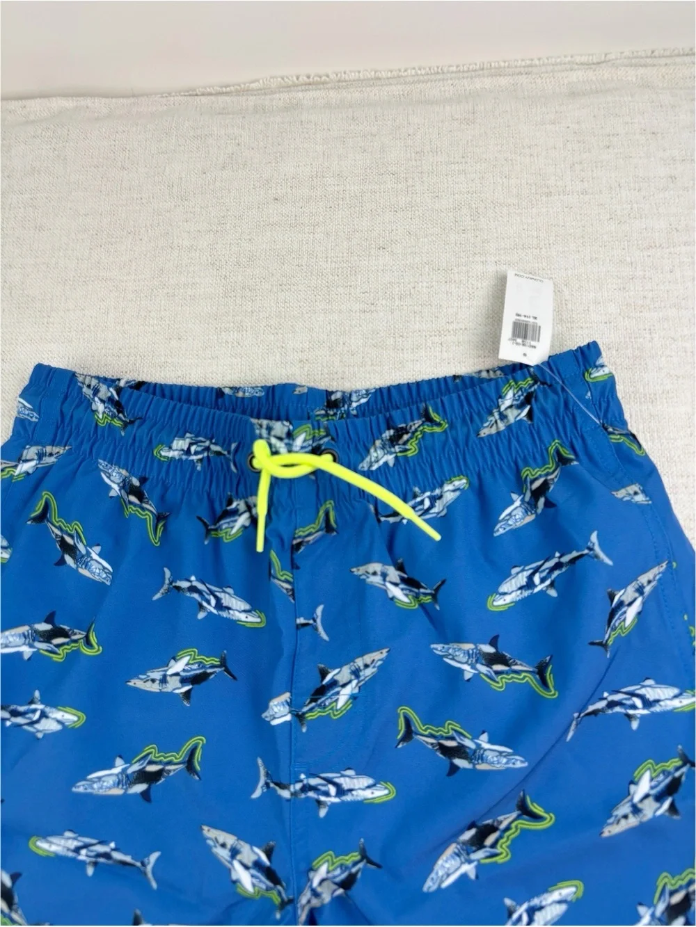 Old Navy Blue Boys' Swim Trunks with Shark Print size XL(14-16)